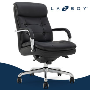 La-Z-Boy Sonata Executive Office Chair With Padded Arms, Bonded
